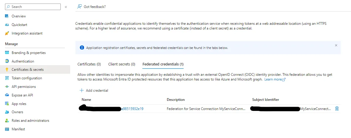 Azure Service Principal